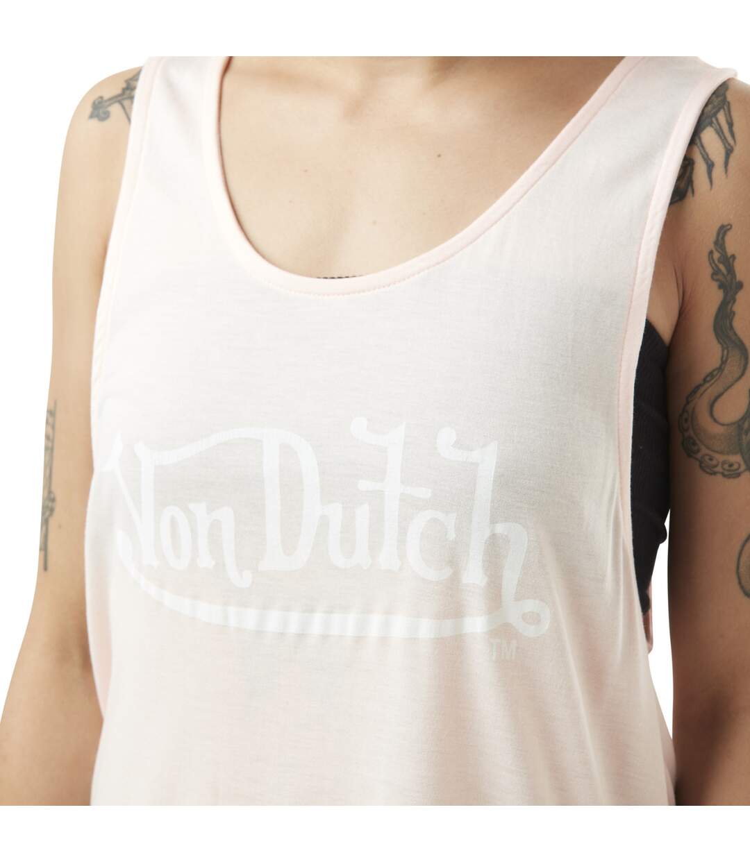 Débardeur femme loose avec logo devant Basic Vondutch