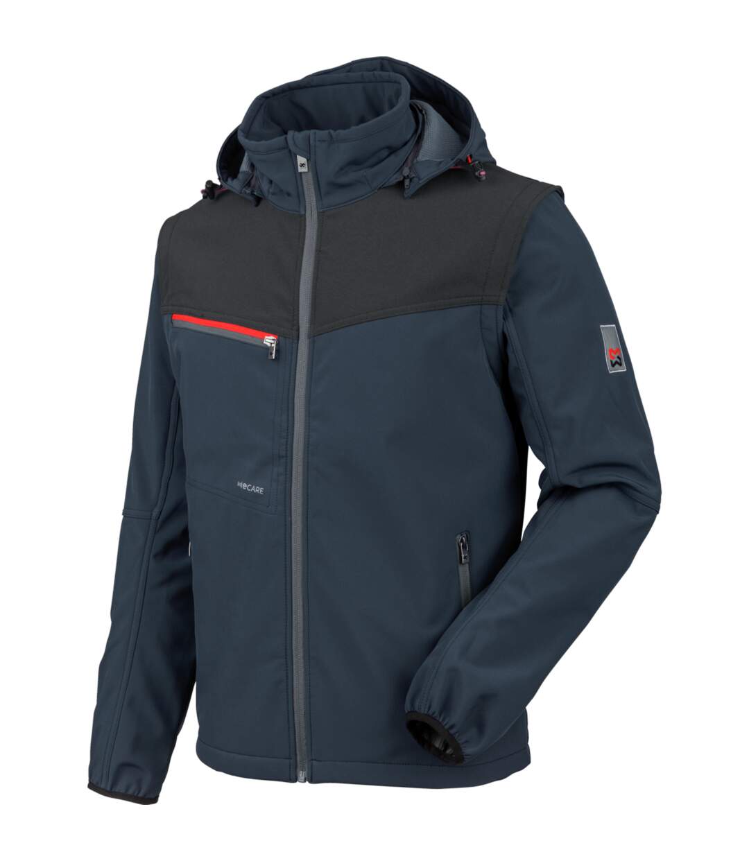 Veste Softshell Stretch X Würth MODYF bleue marine