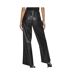 Pantalon Similicuir Noir Femme Vila Vielie Wide - 34