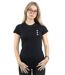 Disney Aristocats Marie - T-shirt en coton imprimé poitrine - Femmes/Dames (Noir) - UTBI15282-2