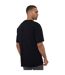 T-shirt Motif/style Quadrillage Homme Noir Threadbare-3