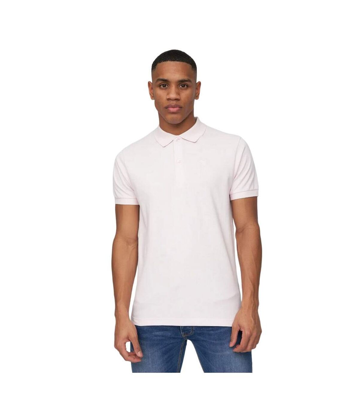 Duck and Cover Mens Jantal Polo Shirt (Light Pink)