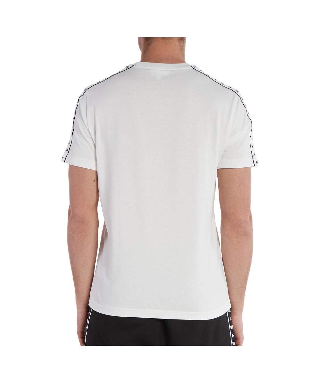 T-shirt blanc homme lacoste th7404-2