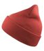 Unisex Adult Wind Recycled Cuffed Beanie Off Red Atlantis-1