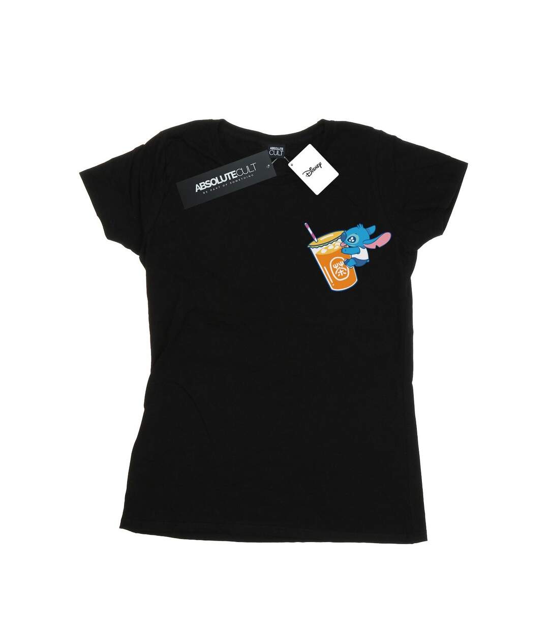 Disney Femme/Les femmes Lilo And Stitch - T-shirt en coton avec boisson (Noir) - UTBI25399-1