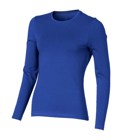 Elevate Womens/Ladies Ponoka Long Sleeve T-Shirt (Blue)