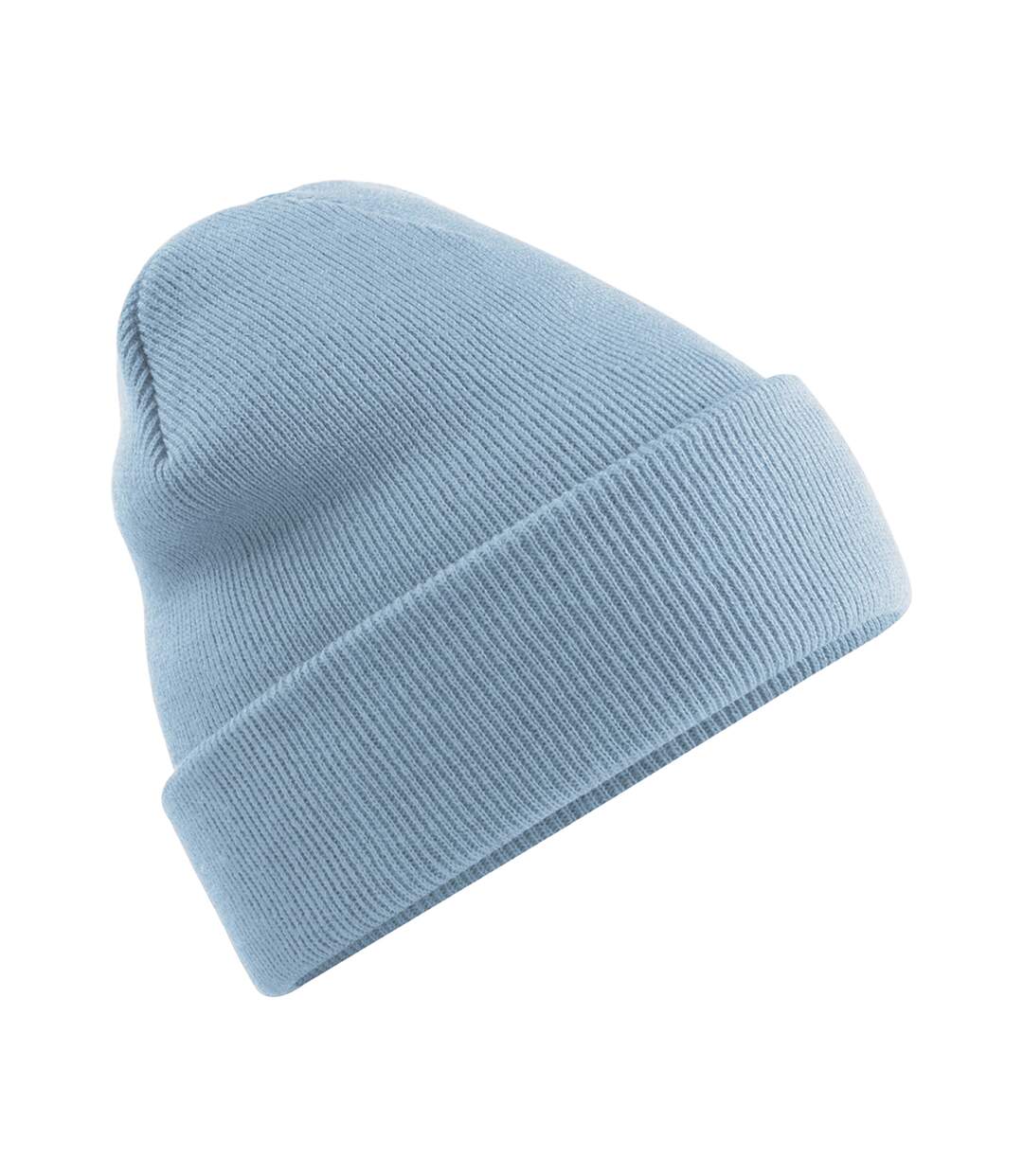 Bonnet Tricoté Unisexe Vieux Bleu Beechfield-1