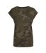 T-shirt Femme Vert Camouflage Build Your Brand-1