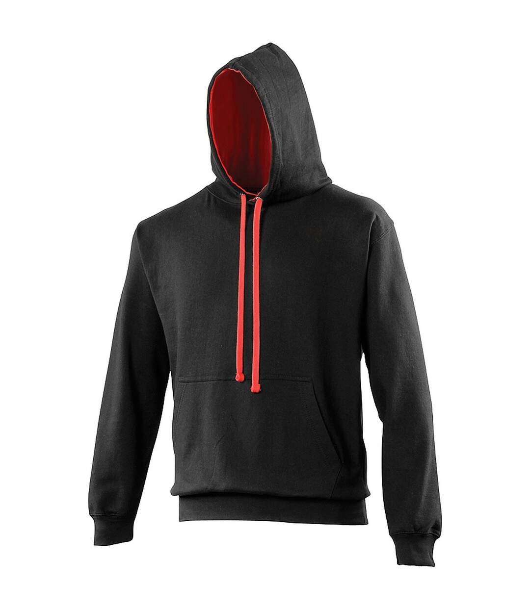 Sweatshirt varsity homme noir/ rouge Awdis