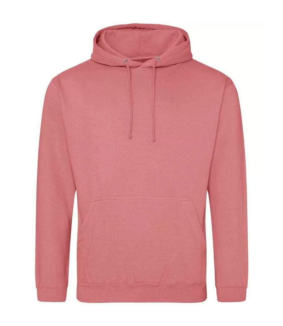 Sweat À Capuche College Adulte Vieux Rose Awdis-1