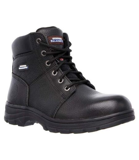 Skechers Mens Workshire Safety Boots (Black) - UTFS5559