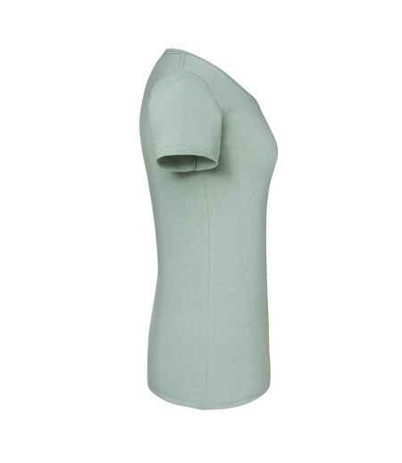T-shirt Premium Femme Vert De Gris Fruit Of The Loom