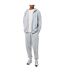 Mens Hooded Long-sleeved Tracksuit Set Light Grey Puma-1