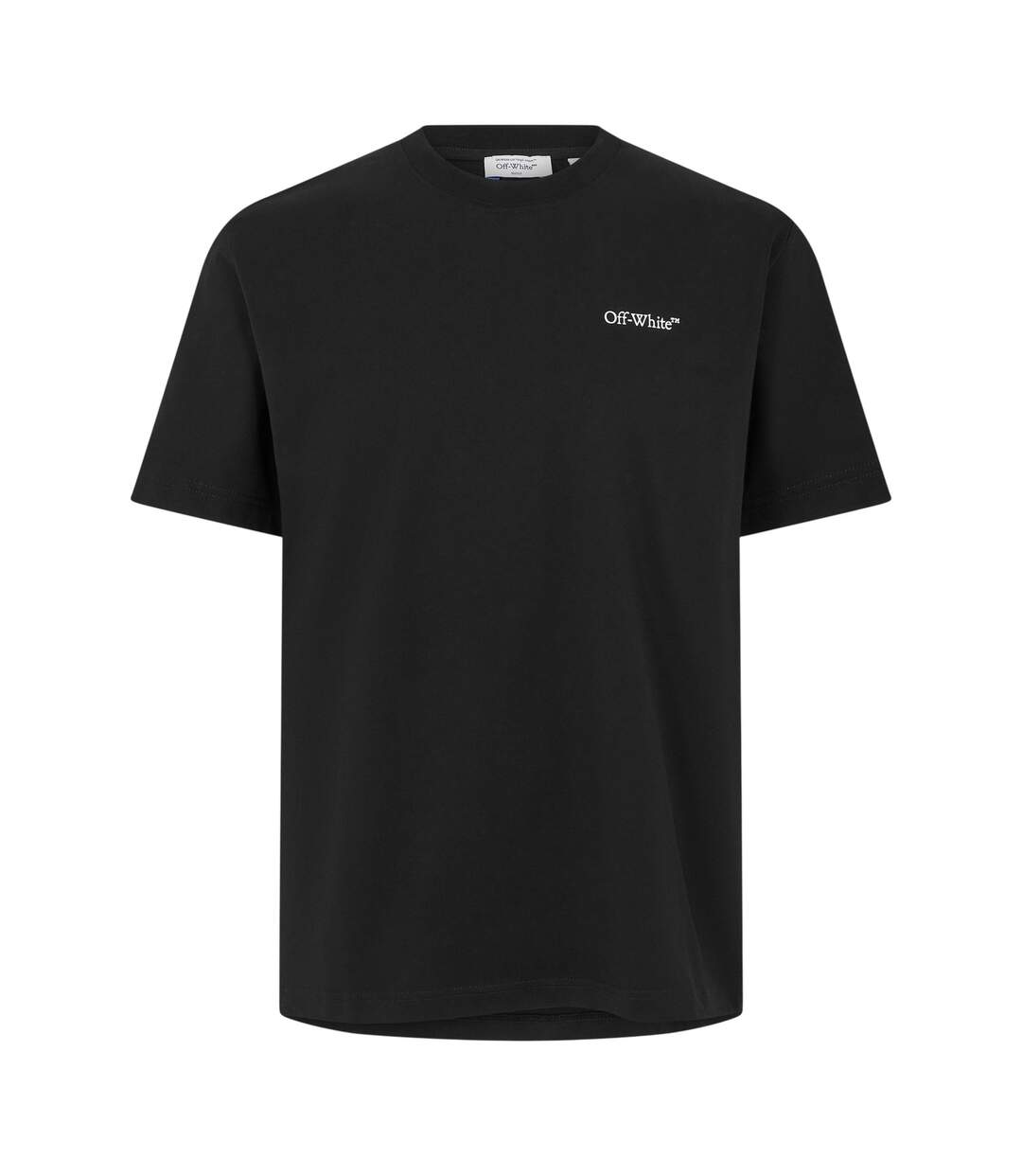 Unisex Adult Cloud Logo T-shirt Black Off White-2