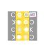 Lot de 20 Serviettes en Papier Cook 38x38cm Gris & Jaune-1