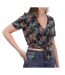 Blouse Marine à fleurs Femme Vero Moda Easy - S