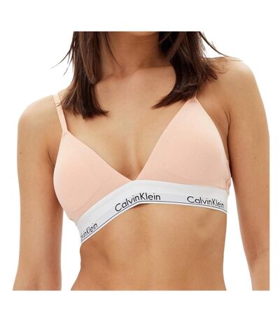 Soutien-Gorge rose femme calvin klein jeans lightly lined triang - l