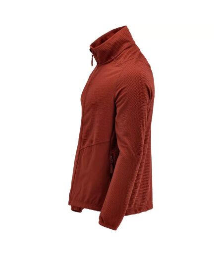 Mens Customised Patterned Fleece Jacket Autumn Red Mascot