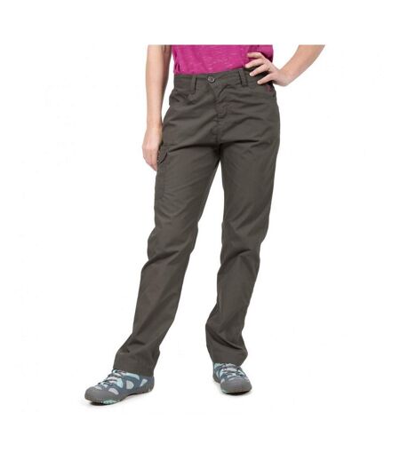 Trespass Womens/Ladies Rambler Water Repellent Outdoor Trousers (Carbon) - UTTP3020