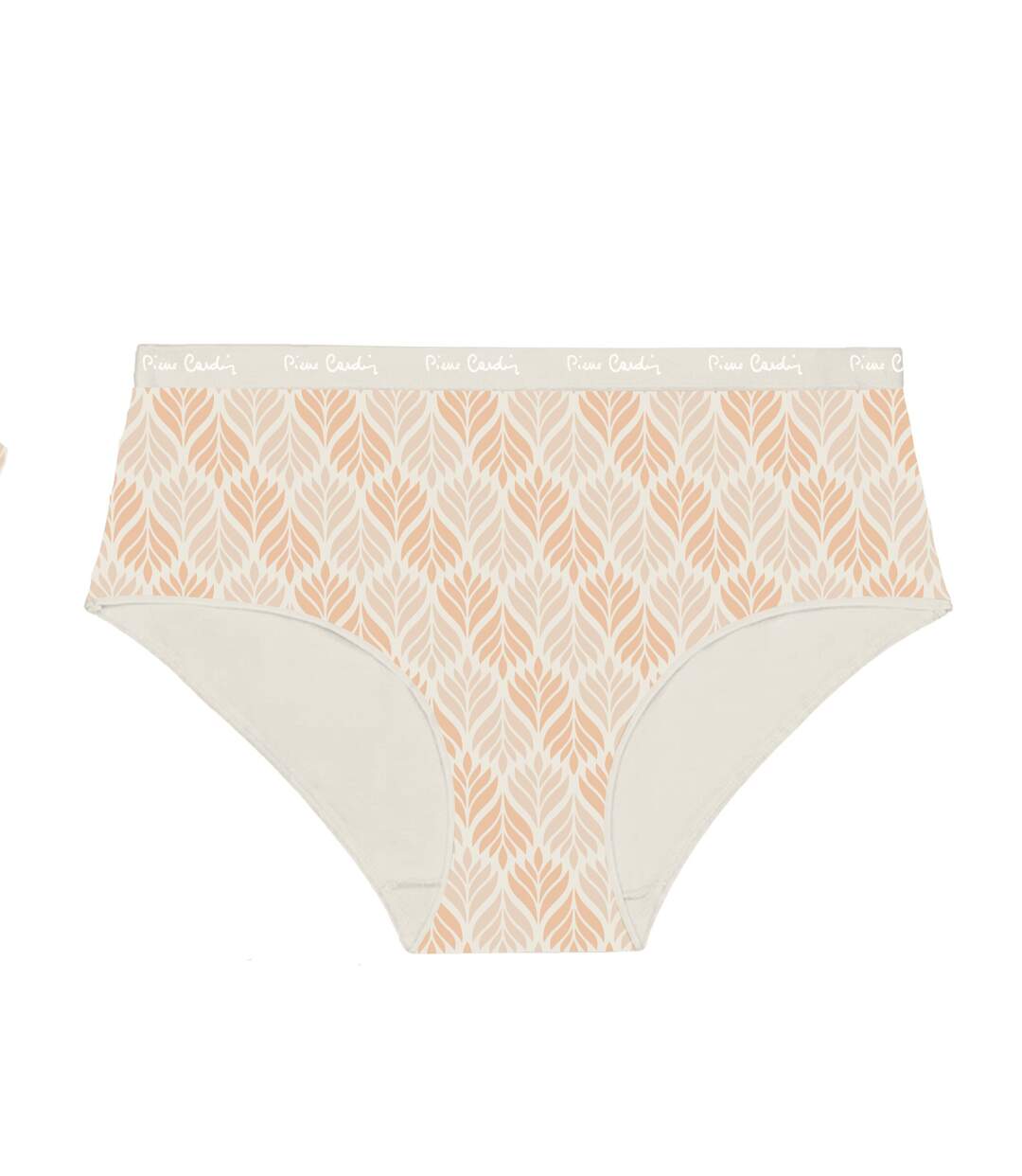 Lot de 3 culottes femme  en coton uni imprimé ceinture fine 2cm Pck49 Pierre Cardin-4