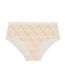 Lot de 3 culottes femme  en coton uni imprimé ceinture fine 2cm Pck49 Pierre Cardin-4