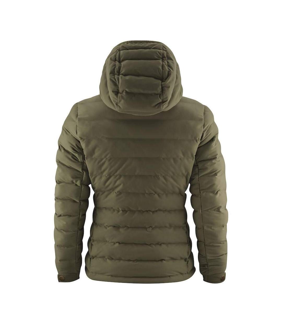Doudoune Matelassée Woodlake Femme Vert Kaki Foncé James Harvest-2