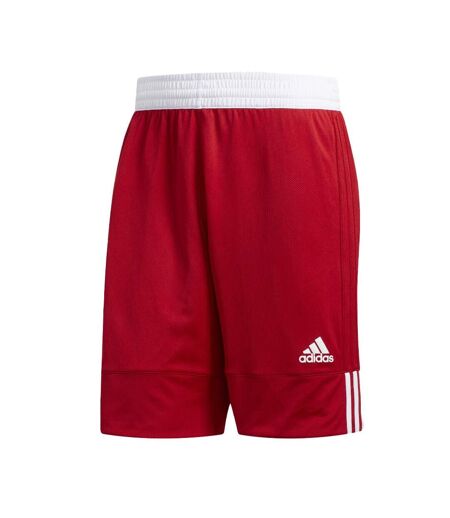 Short de sport rouge homme adidas 3g spee