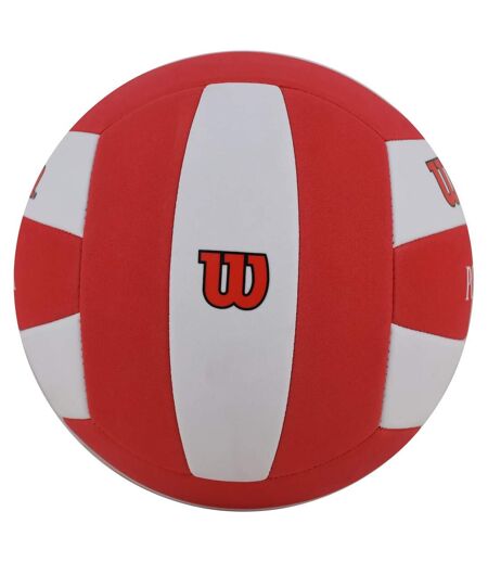 Ballon De Volley-ball Polska Taille 5 Blanc Rouge Wilson