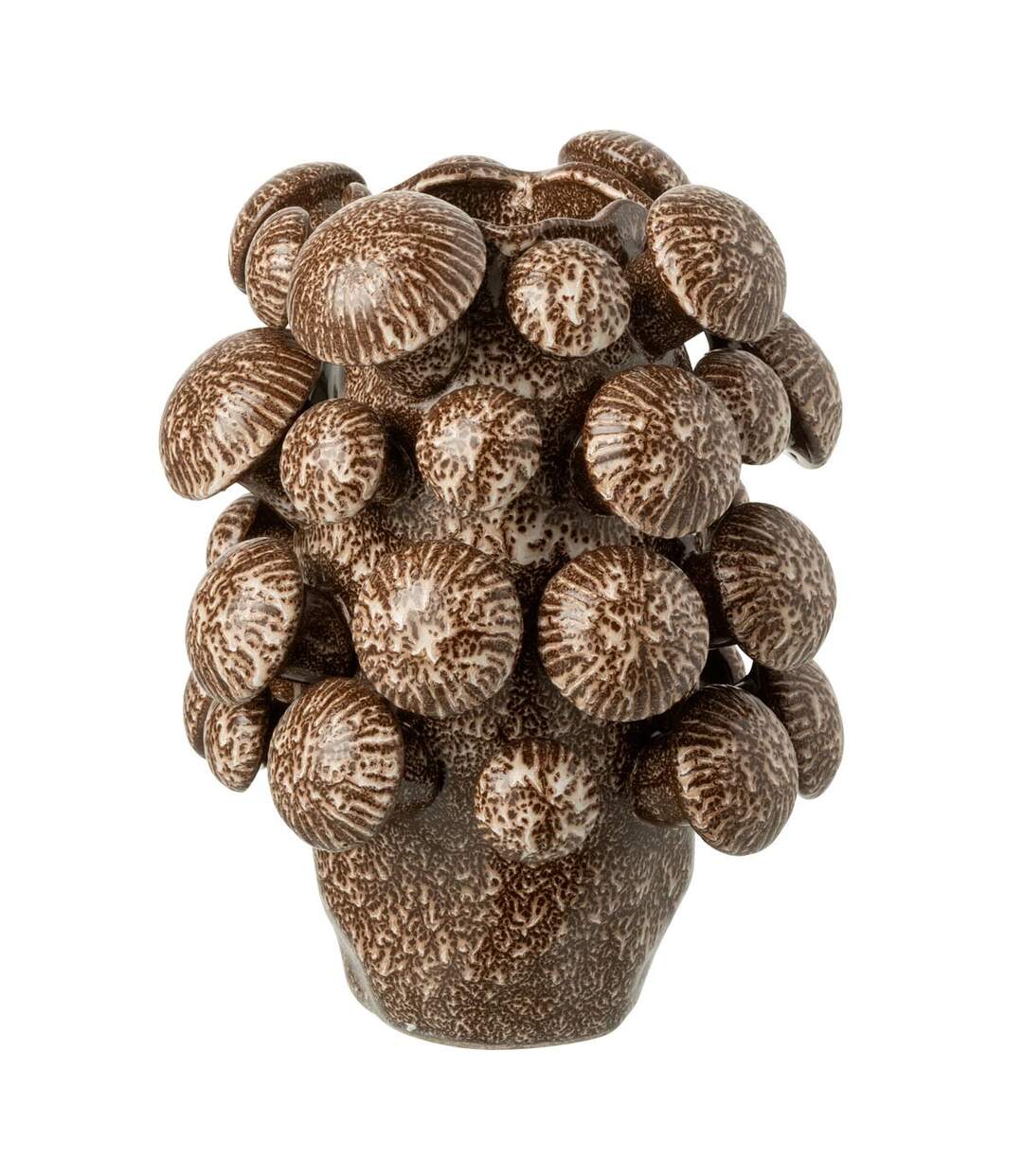 Vase Champignon en Argile Fungi 32cm Marron-1
