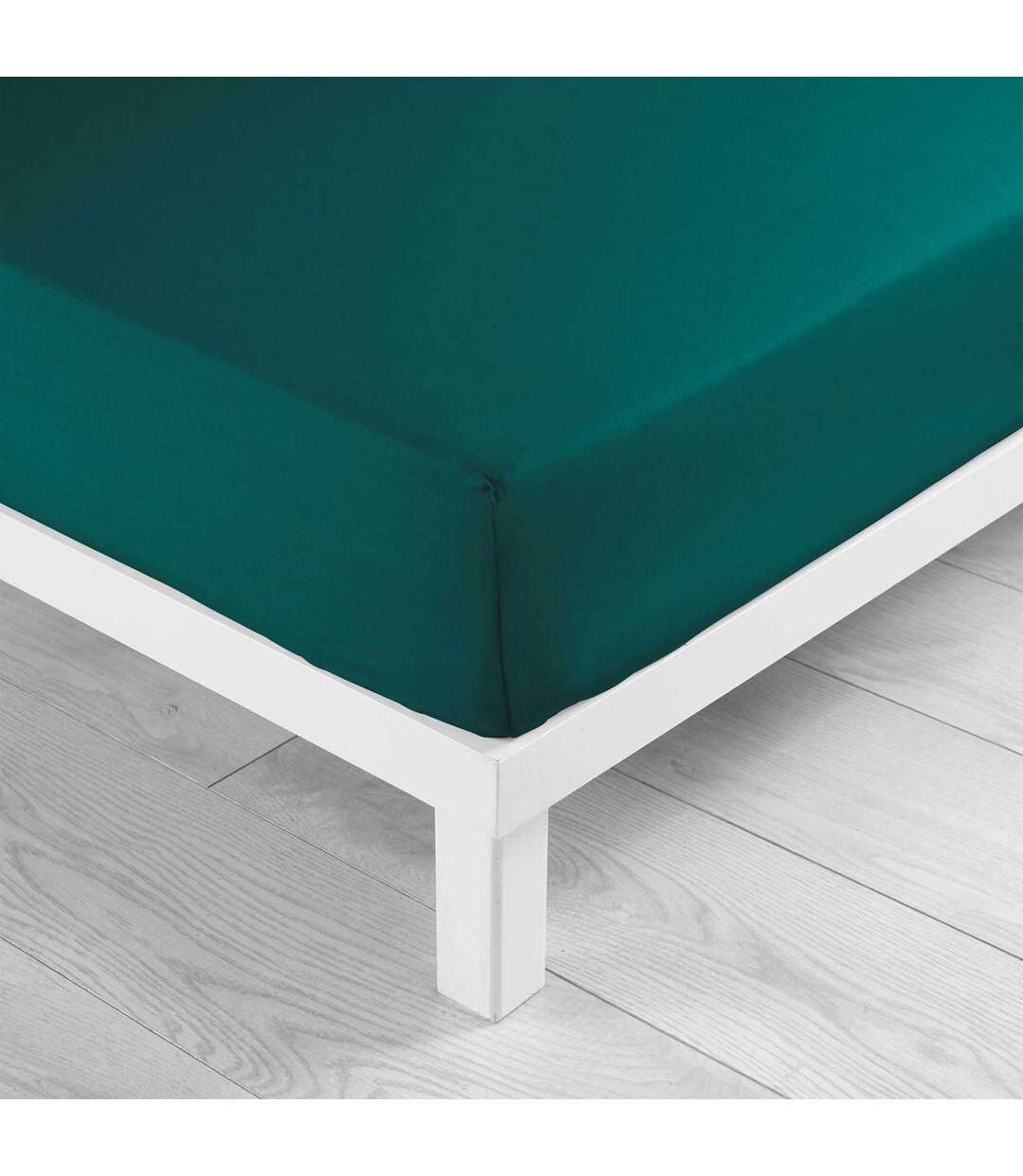 Drap Housse Lina 180x200cm Emeraude-2