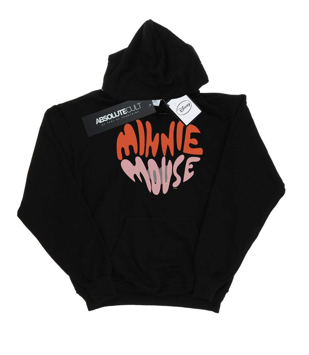 Disney Womens/Ladies Minnie Mouse Heart Shaped Hoodie (sweat à capuche en forme de cœur) (Noir) - UTBI11181-1