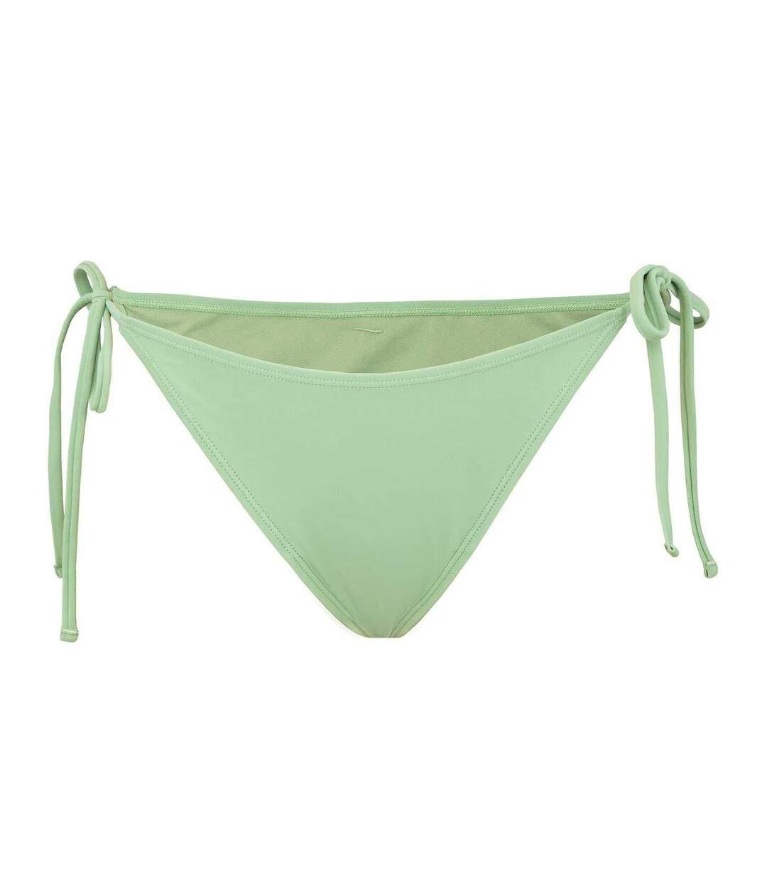 Womens/ladies Plain Bikini Bottoms Sage Green SoulCal-1