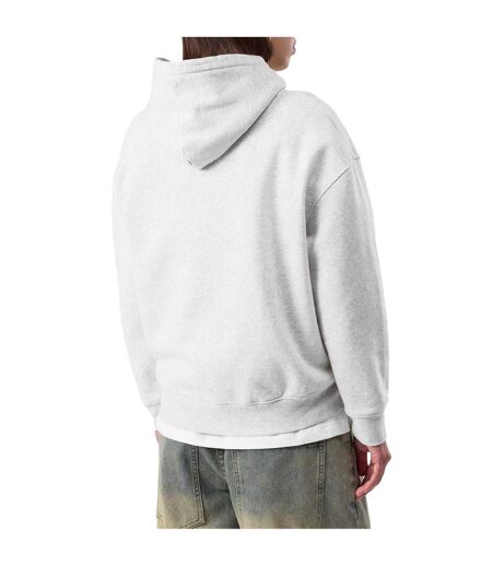 Sweat À Capuche Motif/style Lettrage Cara Femme Gris Chiné 4th & Reckless