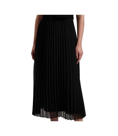 Robe Mi-longue Manches Style Caraco Motif/style 2-en-1 Larnahh Femme Noir Ted Baker
