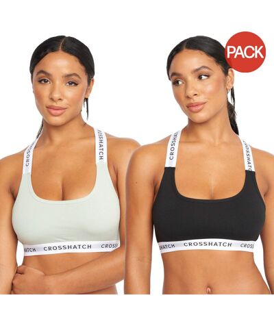 Brassières sophea femme gris / noir Crosshatch