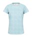Womens/ladies Fingal Edition Jersey Moisture Wicking T-shirt Blue Regatta-2