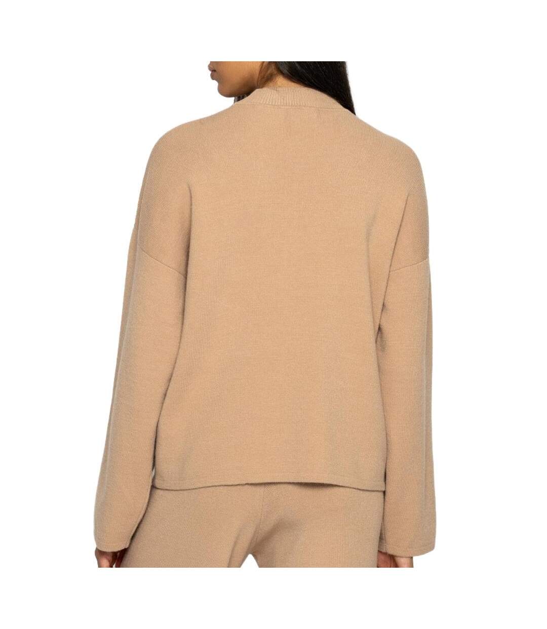 Sweat beige femme soul studio knitwear-2