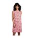 Womens/ladies adenea organic cotton shift dress rich red Weird Fish-3