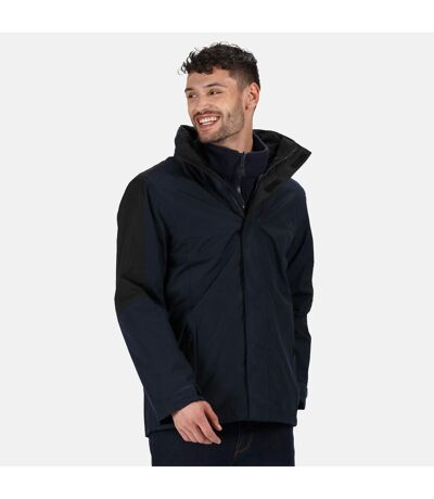 Mens Waterproof Jacket Navy Black Regatta Professional