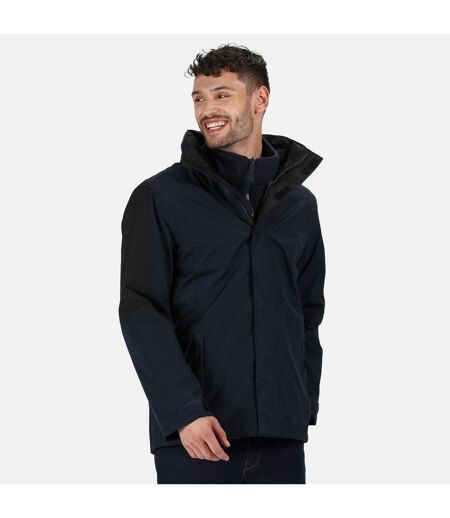Mens Waterproof Jacket Navy Black Regatta Professional