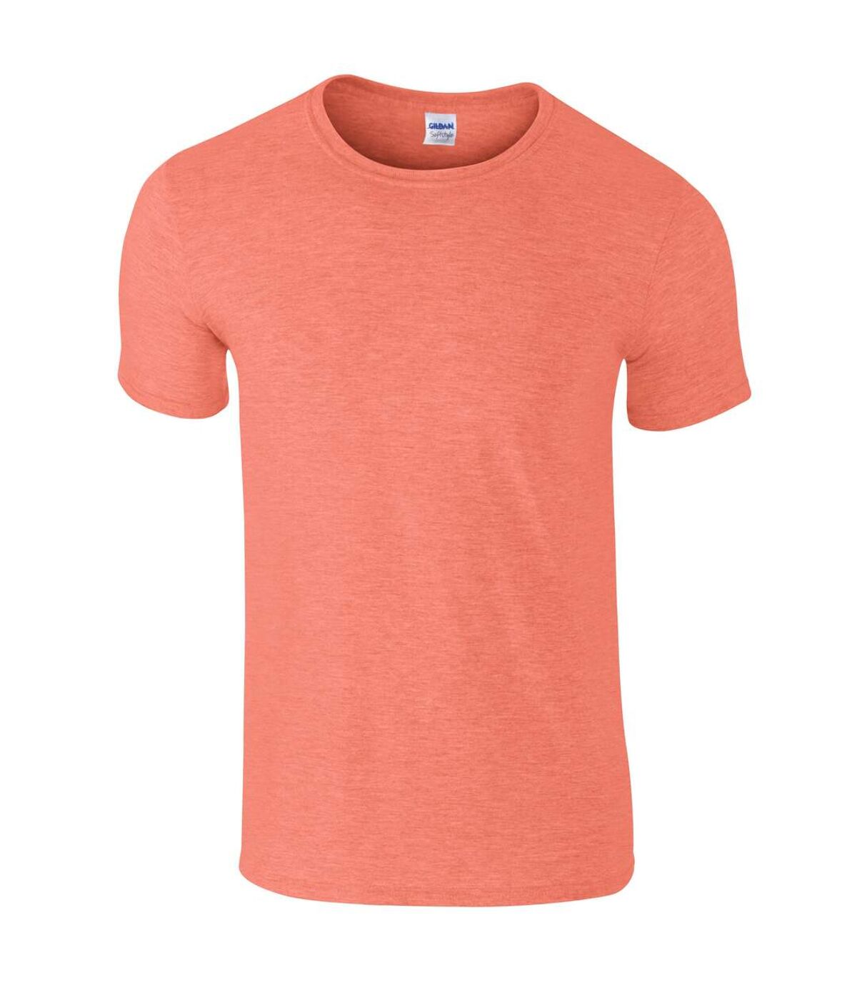 Gildan Mens Short Sleeve Soft-Style T-Shirt (Heather Orange)