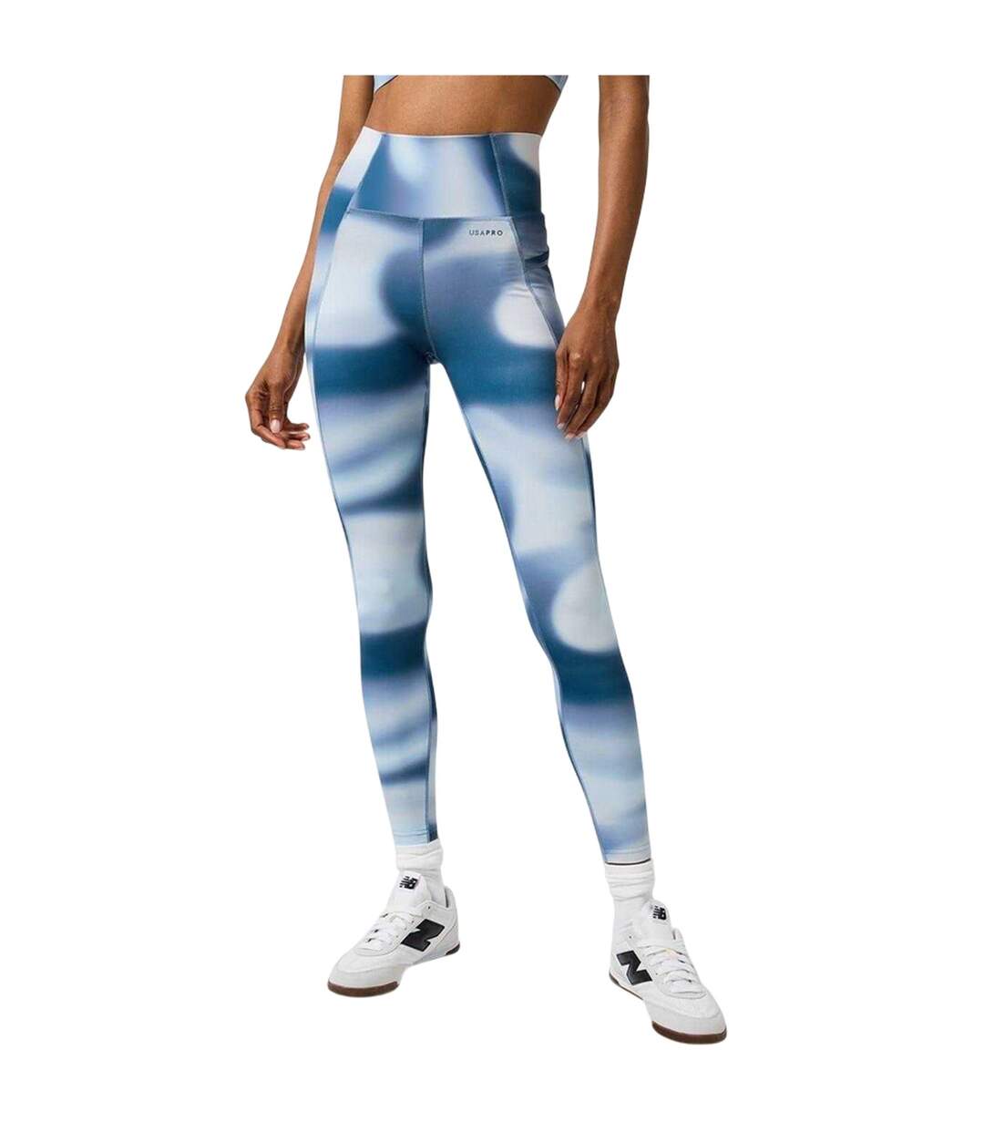 Legging Core Femme Bleu USA Pro-4