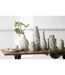 Vase Déco en Porcelaine Yezi 53cm Vert & Blanc-4