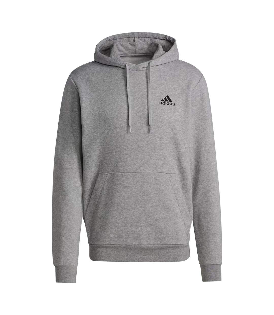 Sweat à capuche adulte gris moyen Adidas-1