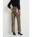 Pantalon en maille imprimée métallisée-2