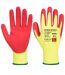 Portwest Unisex Adult A626 Vis Tex HR Cut Resistant Gloves (Yellow/Red) (XL) - UTPW1461