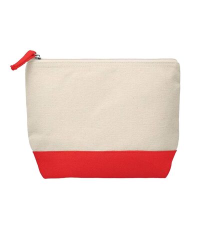 Sac À Cosmétique Kleuren Taille Unique Rouge Beige MidOcean