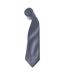 Premier Colours Mens Satin Clip Tie (Pack of 2) (Steel) (One size) - UTRW6940