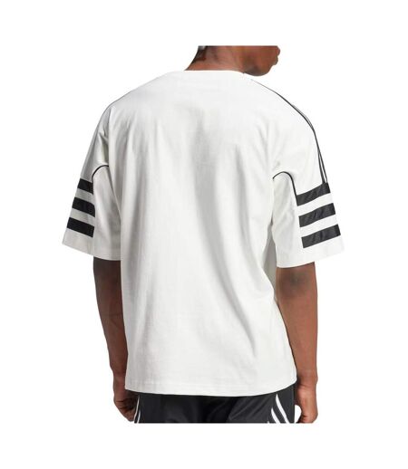 T-Shirt blanc/noir homme adidas q3