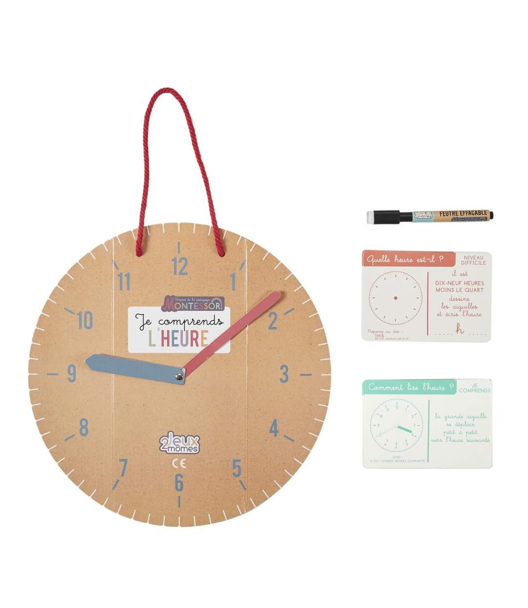 Jeu Éducatif Je Comprends l'Heure 11cm Multicolore-2